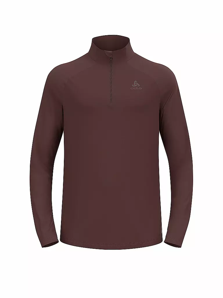 ODLO | Herren Laufshirt Essentials Ceramiwarm | dunkelrot