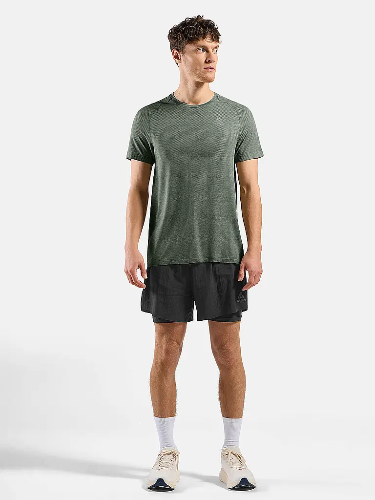 ODLO | Herren Laufshirt Essentials Seamless | Olive
