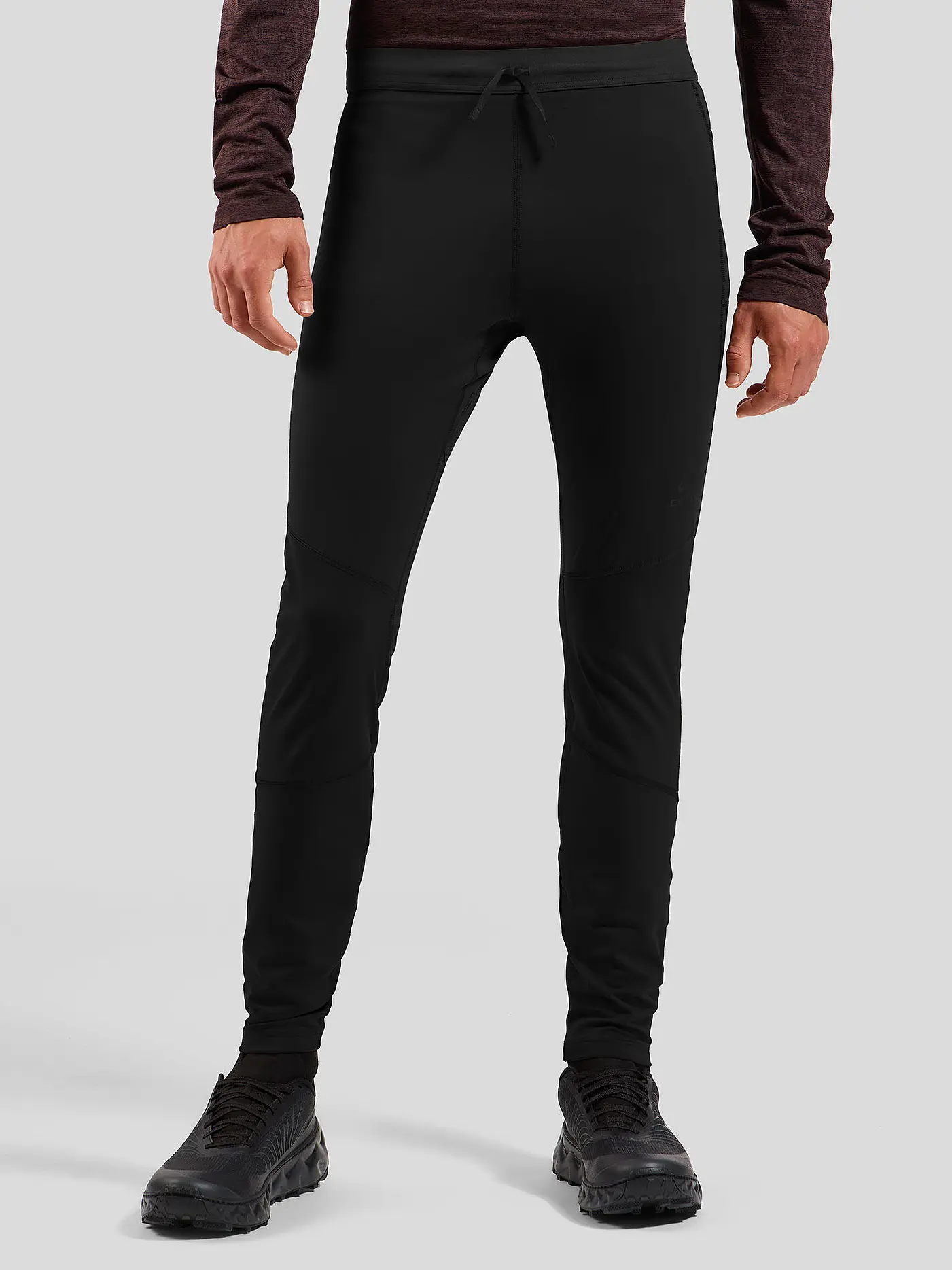 ODLO | Herren Lauftight Warm Zeroweight | schwarz