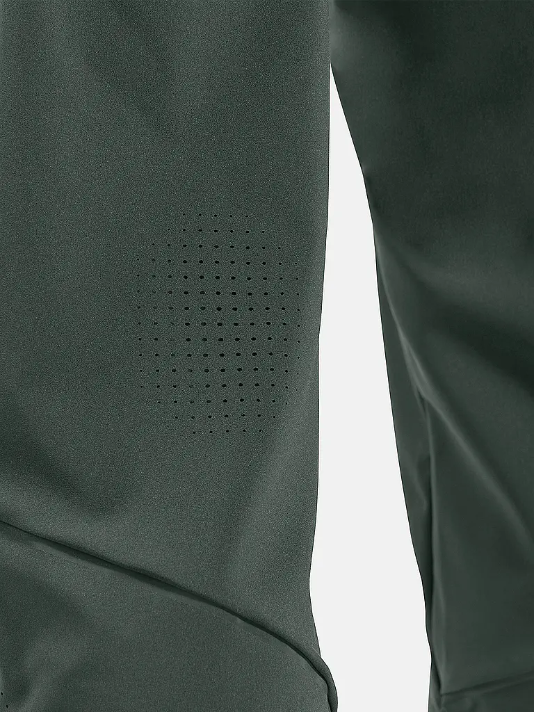 ODLO | Herren Lauftight Warm Zeroweight | dunkelgrün