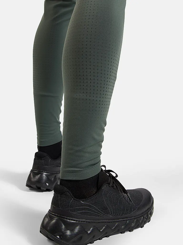 ODLO | Herren Lauftight Zeroweight Warm Reflective 2.0 | dunkelgrün