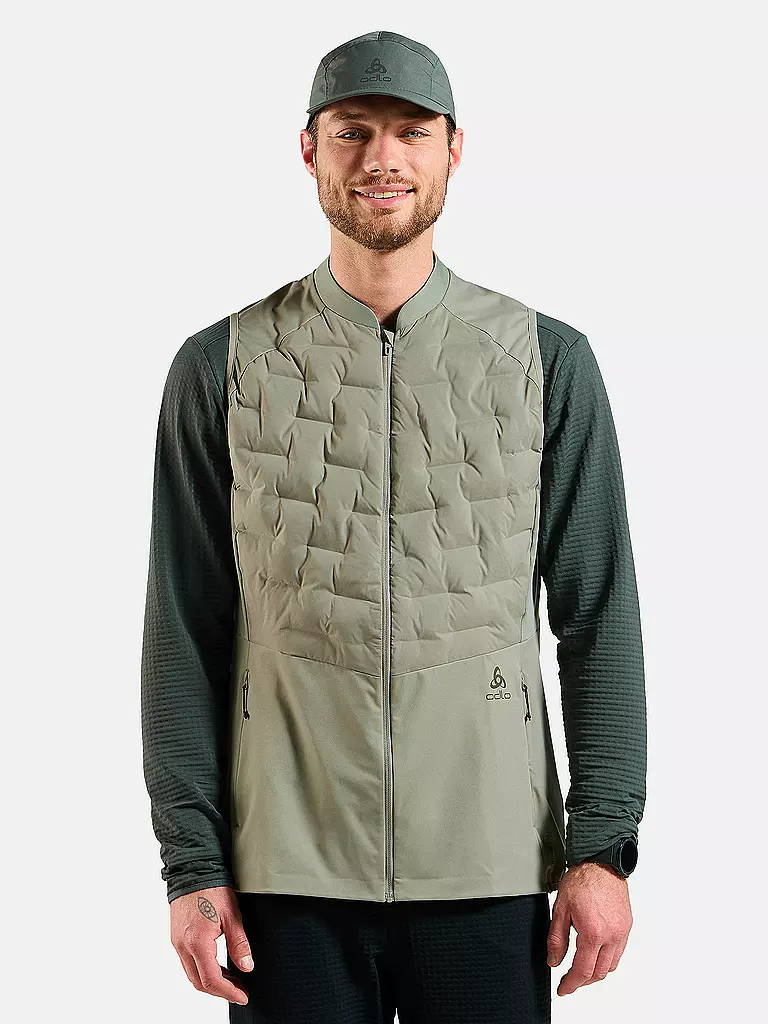 ODLO | Herren Laufweste Zeroweight Insulator | olive