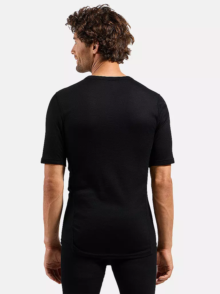 ODLO | Herren T-Shirt  Active Warm Eco Crew Neck | schwarz