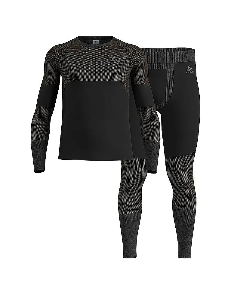 ODLO | Herren Unterzieh Set Long Fundamentals Performance | schwarz