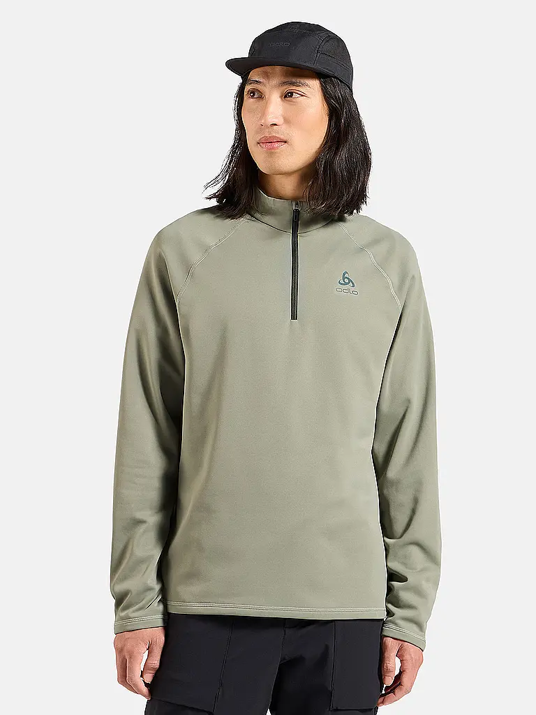 ODLO | Herren Unterzieh Zipshirt Besso | Grau