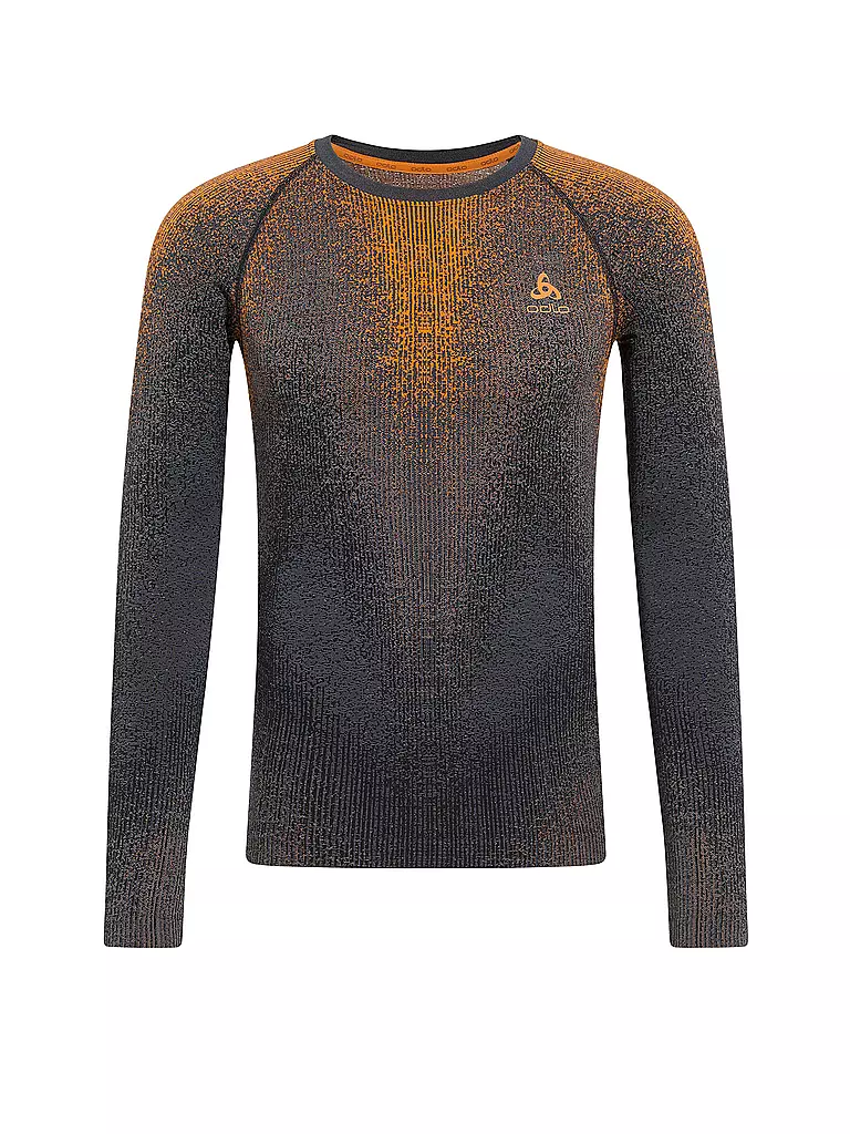 ODLO | Herren Unterzieh Zipshirt Blackcomb Base Layer | orange