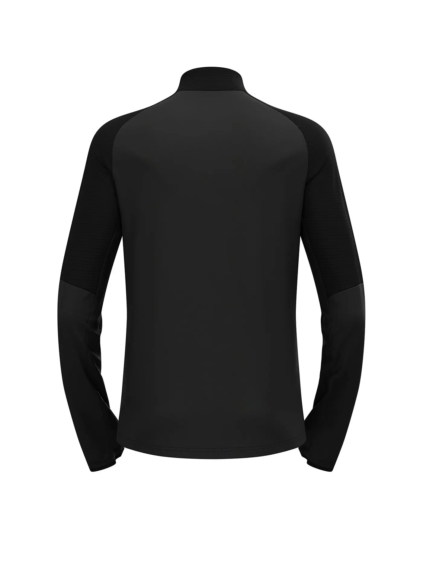 ODLO | Herren Unterzieh Zipshirt Descent Ceramiwarm | schwarz