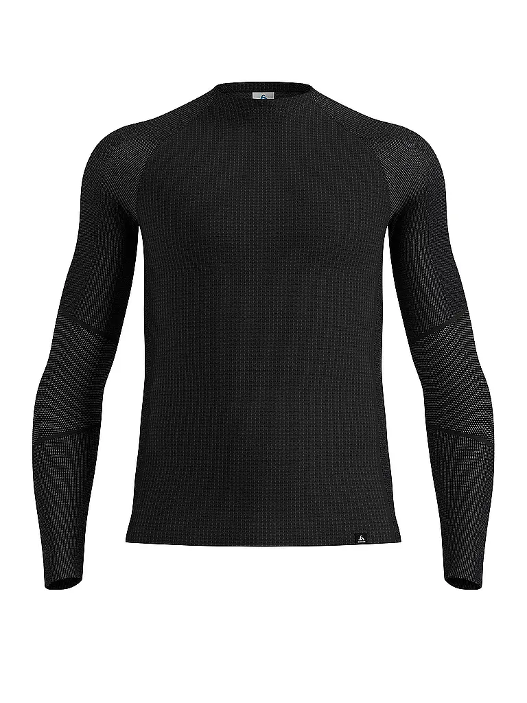 ODLO | Herren Unterziehsirt Natural Merino 260 1/2 Zip | schwarz