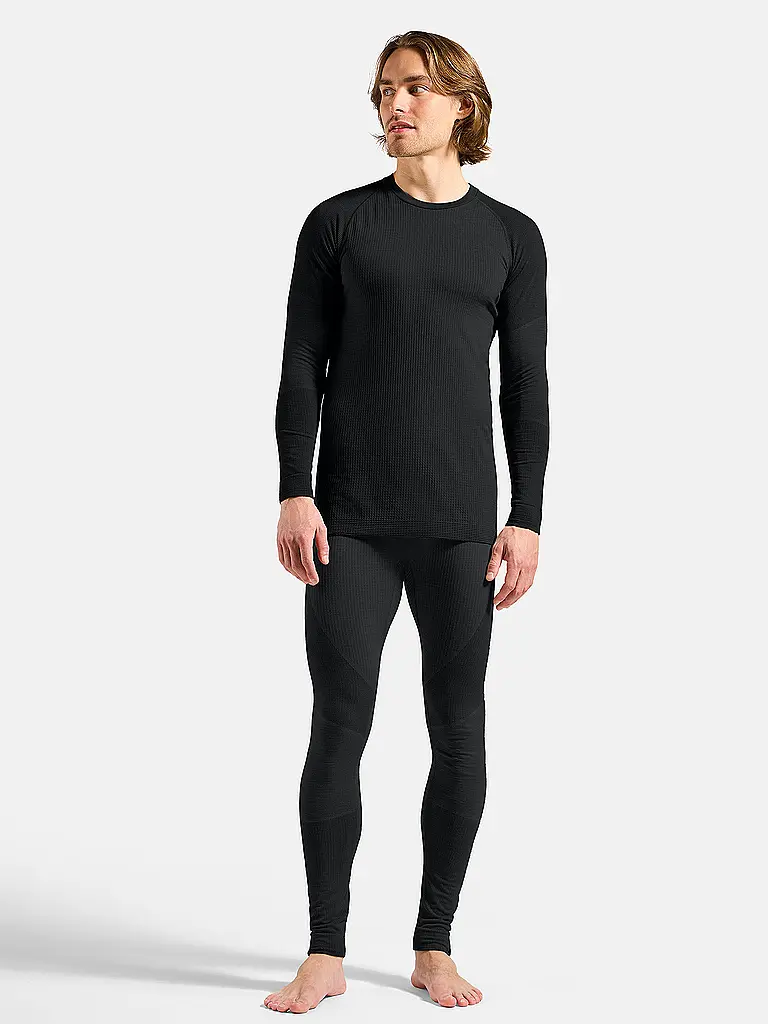 ODLO | Herren Unterziehsirt Natural Merino 260 1/2 Zip | schwarz