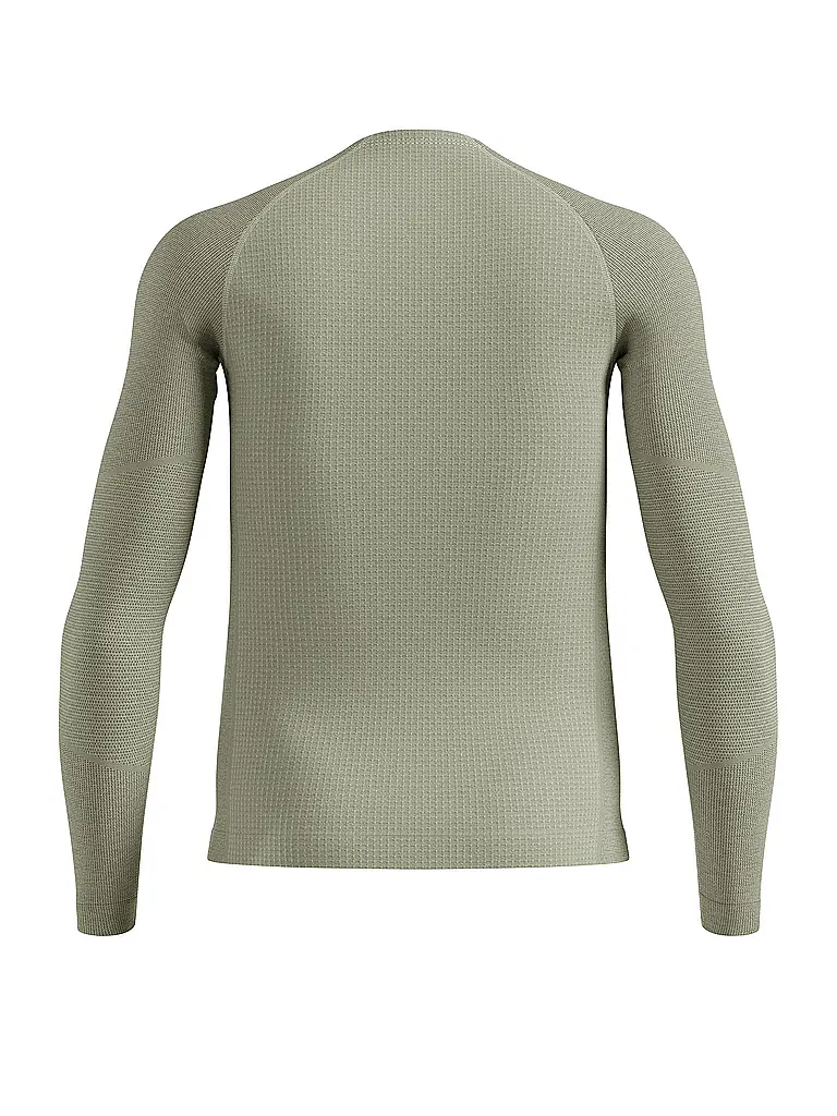 ODLO | Herren Unterziehsirt Natural Merino 260 1/2 Zip | hellgrau