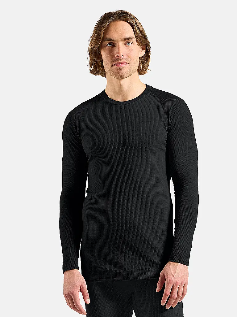 ODLO | Herren Unterziehsirt Natural Merino 260 1/2 Zip | schwarz