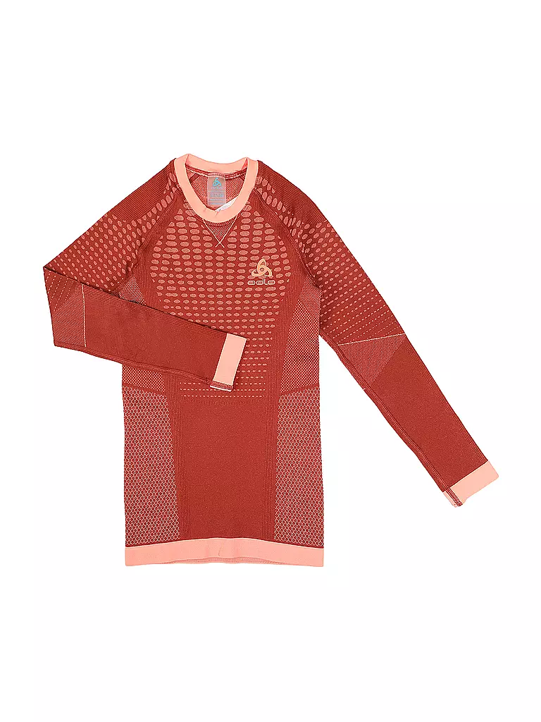 ODLO | Kinder Funktionsshirt Performance Warm | dunkelrot