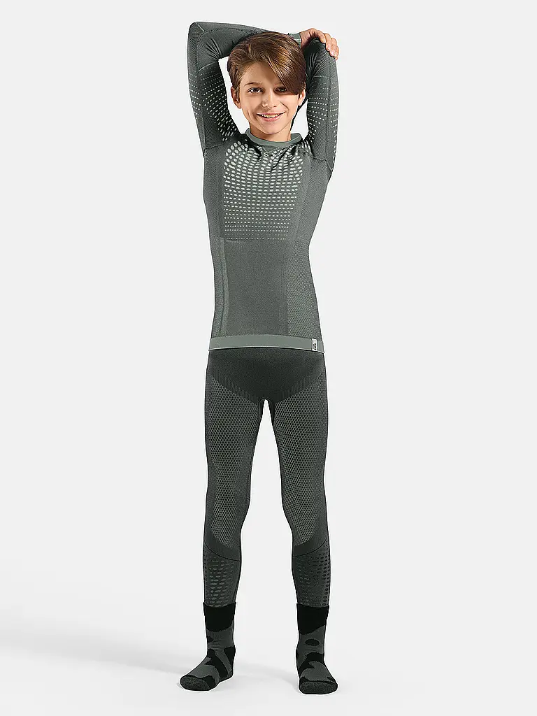 ODLO | Kinder Funktionsshirt Performance Warm | grau