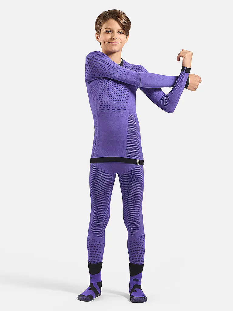 ODLO | Kinder Funktionsshirt Performance Warm | lila