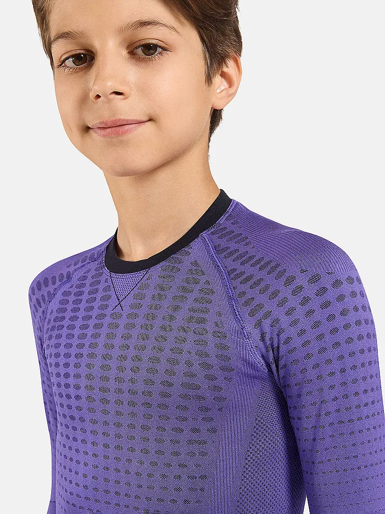 ODLO | Kinder Funktionsshirt Performance Warm | lila