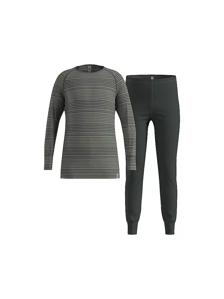 ODLO | Kinder Funktionswäsche  Active Warm ECO  | grau