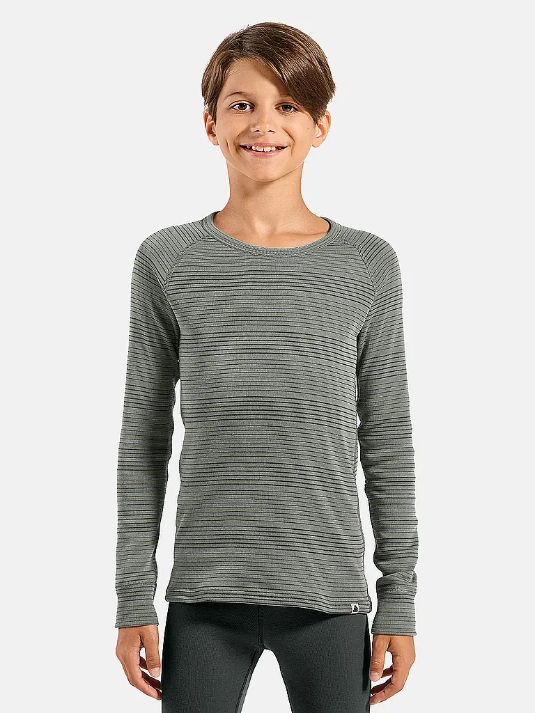 ODLO | Kinder Funktionswäsche  Active Warm ECO  | grau