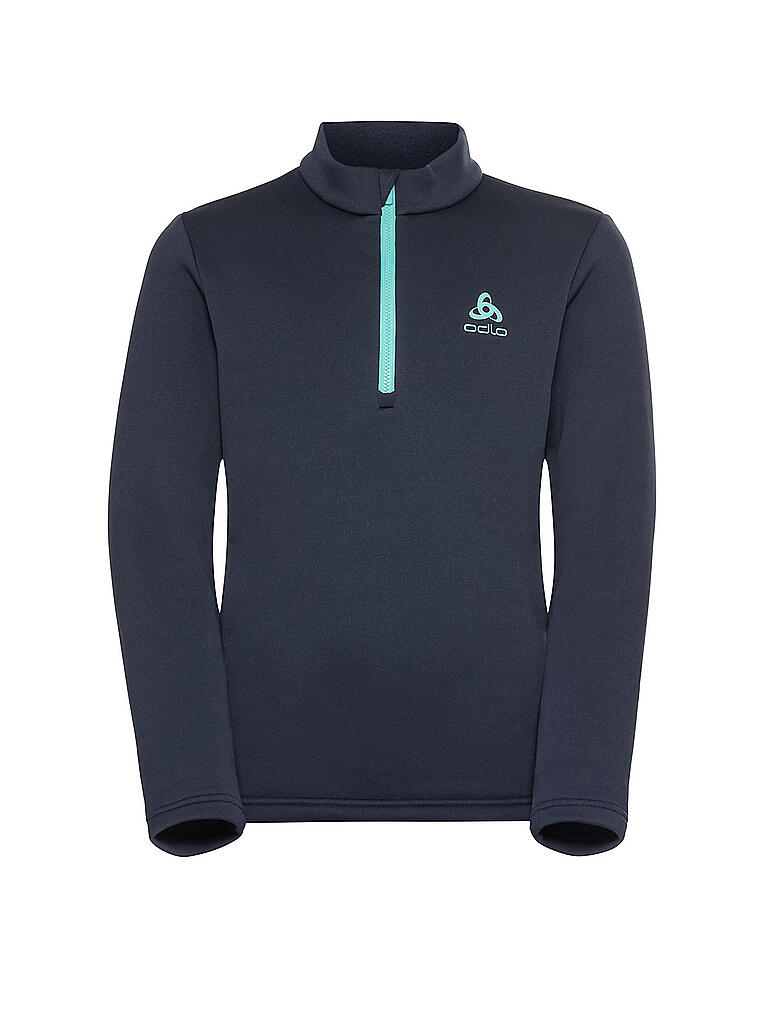 ODLO | Kinder Unterzieh Zipshirt Berra Mid Layer | petrol