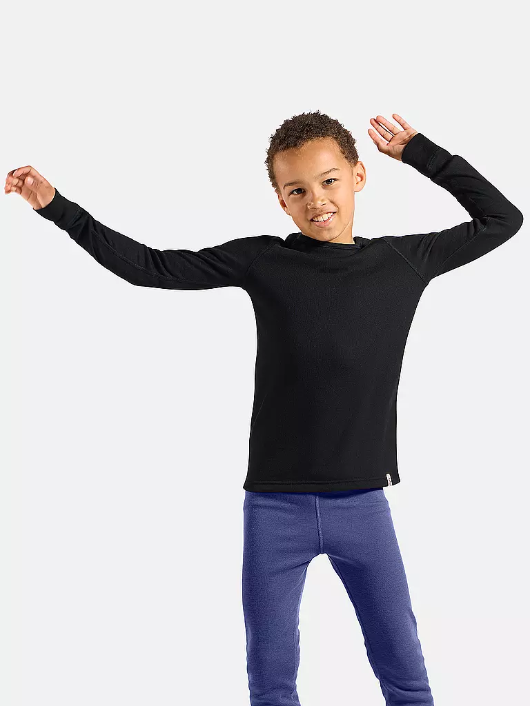 ODLO | Kinder Unterziehshirt Active Warm | schwarz
