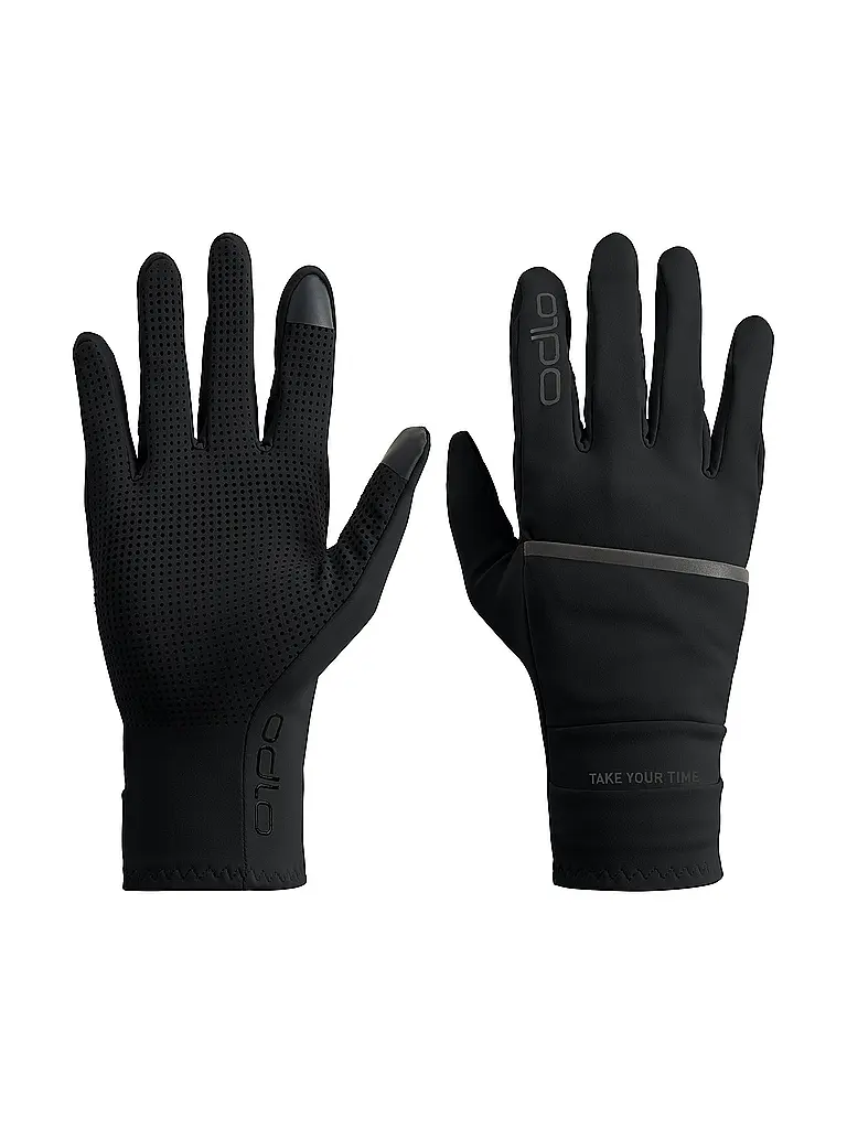 ODLO | Laufhandschuhe Multisport Windproof Light | schwarz