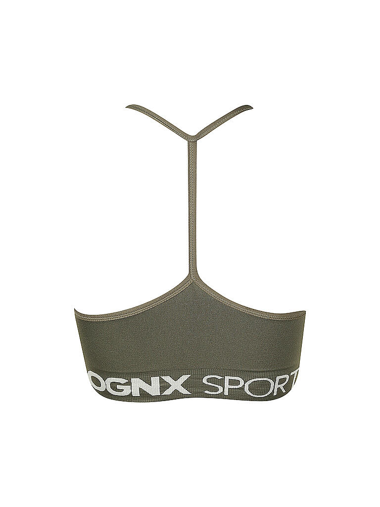OGNX | Damen Sport-BH Crossback Medium Support | olive