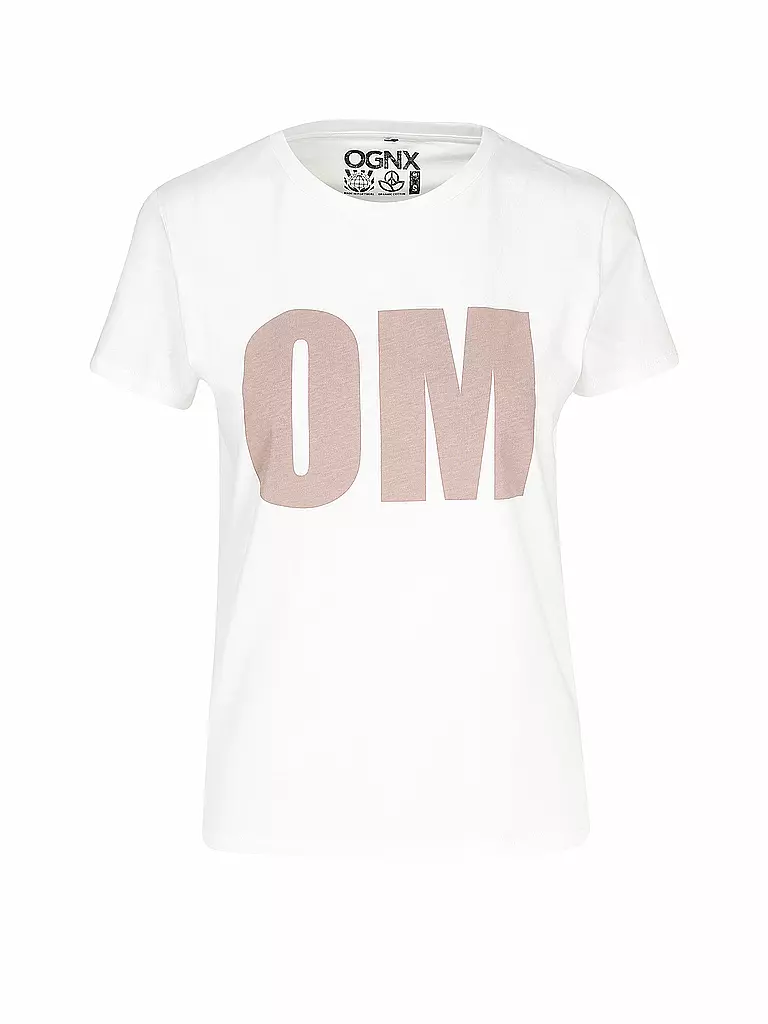 OGNX | Damen Yoga Shirt Cotton OM Loose | weiss