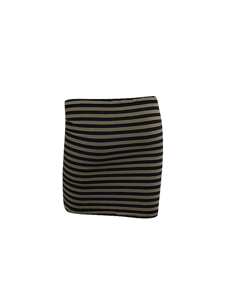 OGNX | Damen Yoga Tube Skirt Striped | olive