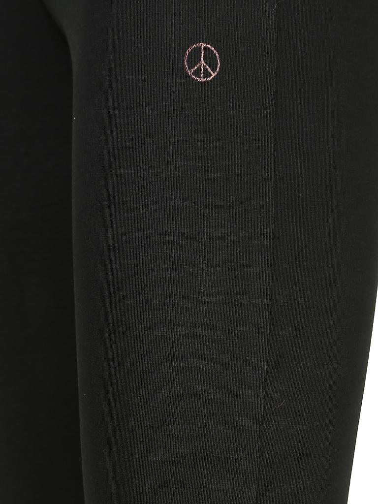 OGNX | Damen Yoga-Tight Colourblocked Animal | schwarz