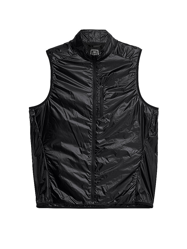 ON Herren Laufweste Weather Vest schwarz | L