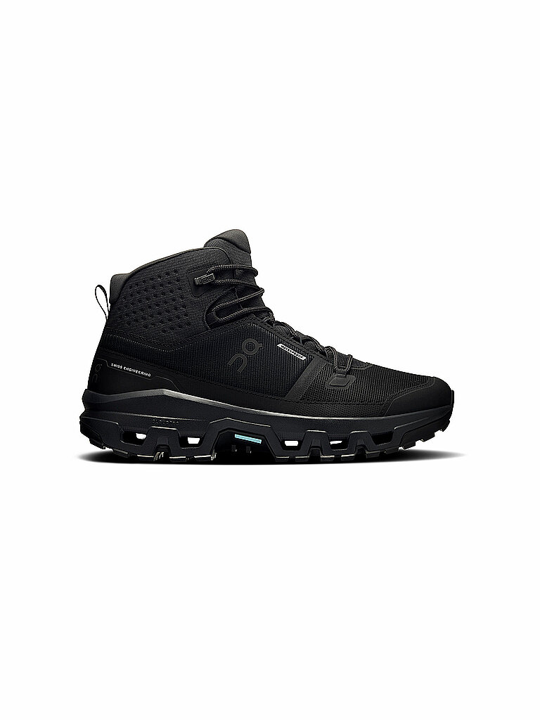 ON Herren Wanderschuhe Cloudrock Mid WP schwarz | 47 1/2