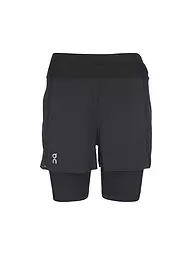ON | Damen 2in1 Laufshort Active | schwarz