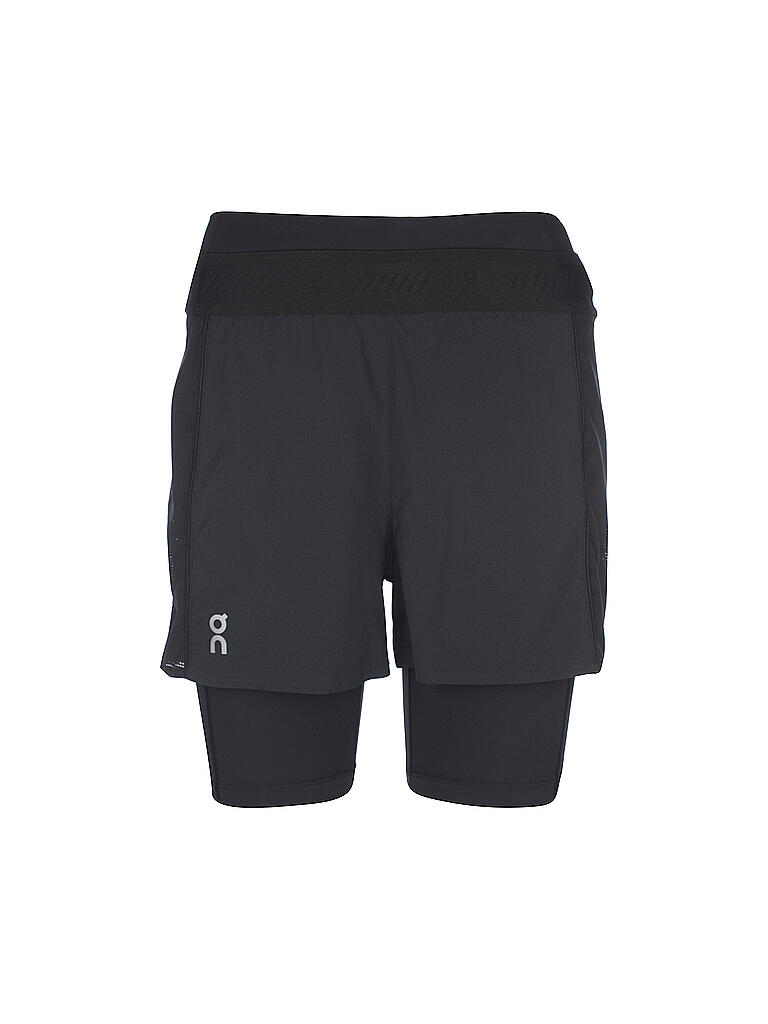 ON | Damen 2in1 Laufshort Active | schwarz