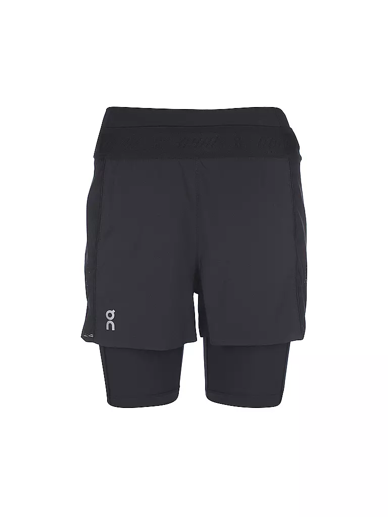 ON | Damen 2in1 Laufshort Active | schwarz