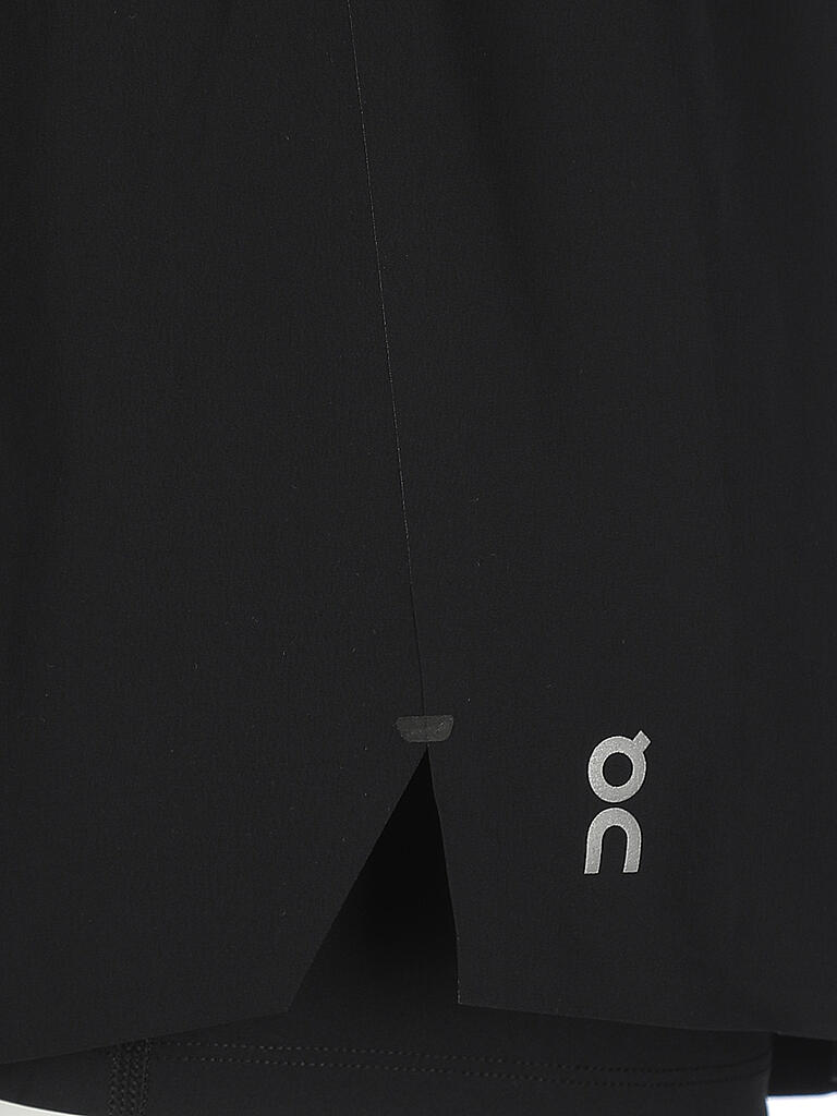 ON | Damen 2in1 Laufshort Running | schwarz