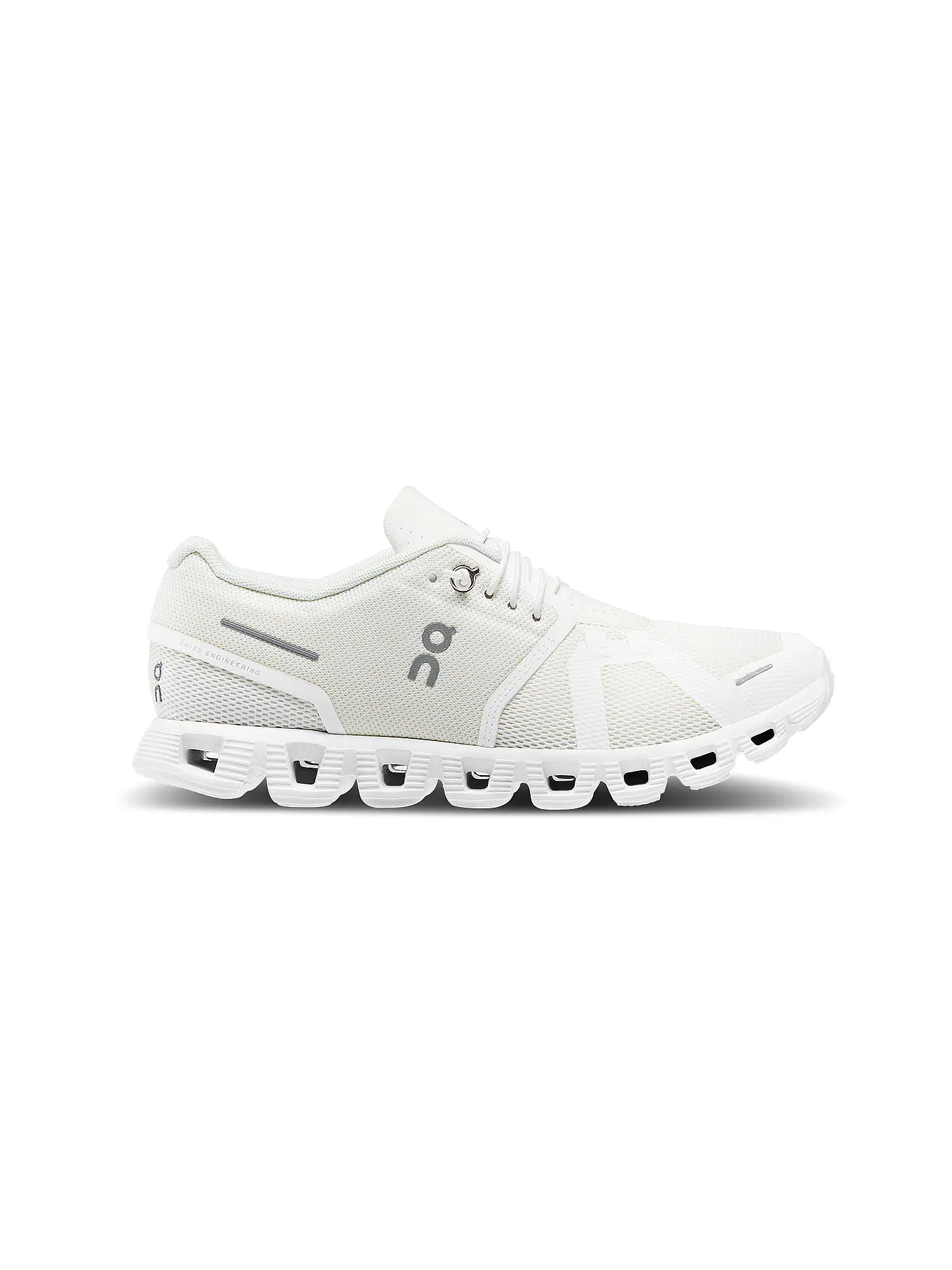 ON | Damen Freizeitschuhe Cloud 5 HAZE SAND | weiss