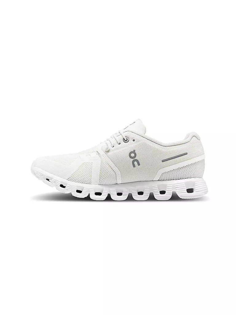 ON | Damen Freizeitschuhe  Cloud 5 UNDYED WHITE | weiss