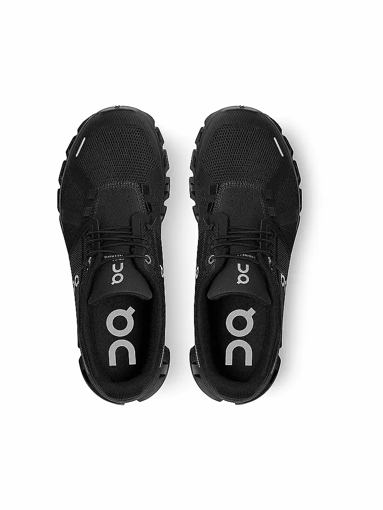ON | Damen Freizeitschuhe Cloud 5 ALL BLACK | schwarz