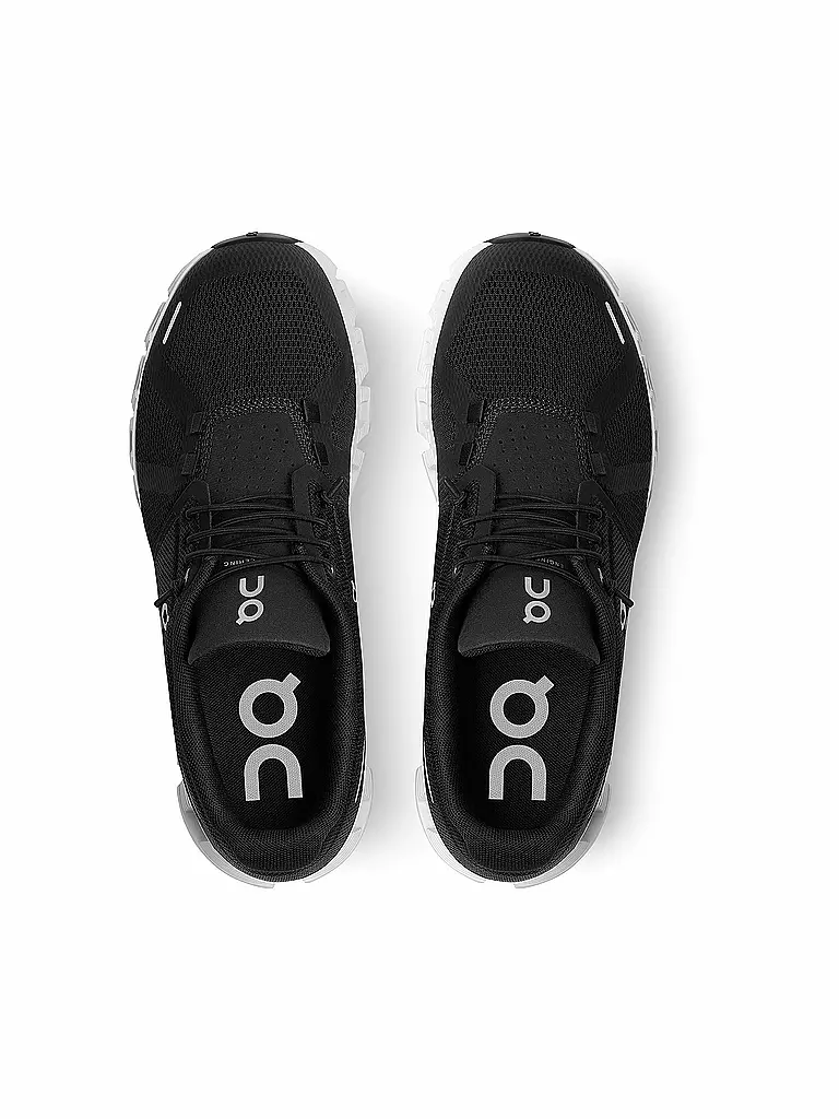 ON | Damen Freizeitschuhe Cloud 5 BLACK / WHITE | rosa