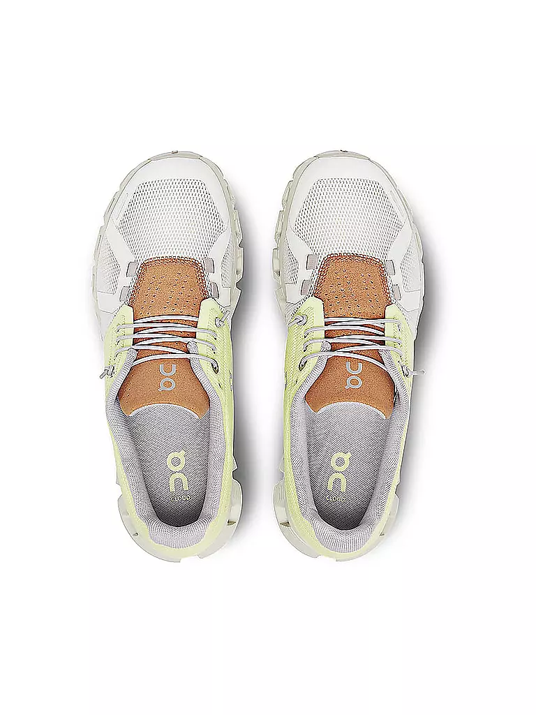 ON | Damen Freizeitschuhe Cloud 5 HAY ICE | gelb
