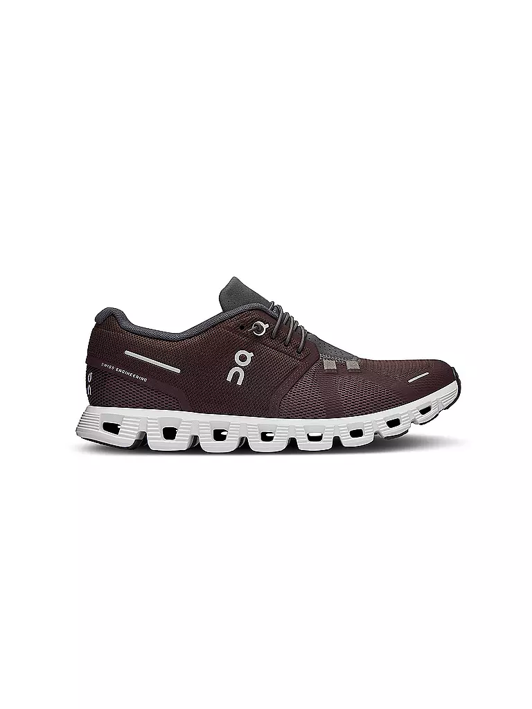 ON | Damen Freizeitschuhe Cloud 5 MULBERRY ECLIPSE | rot