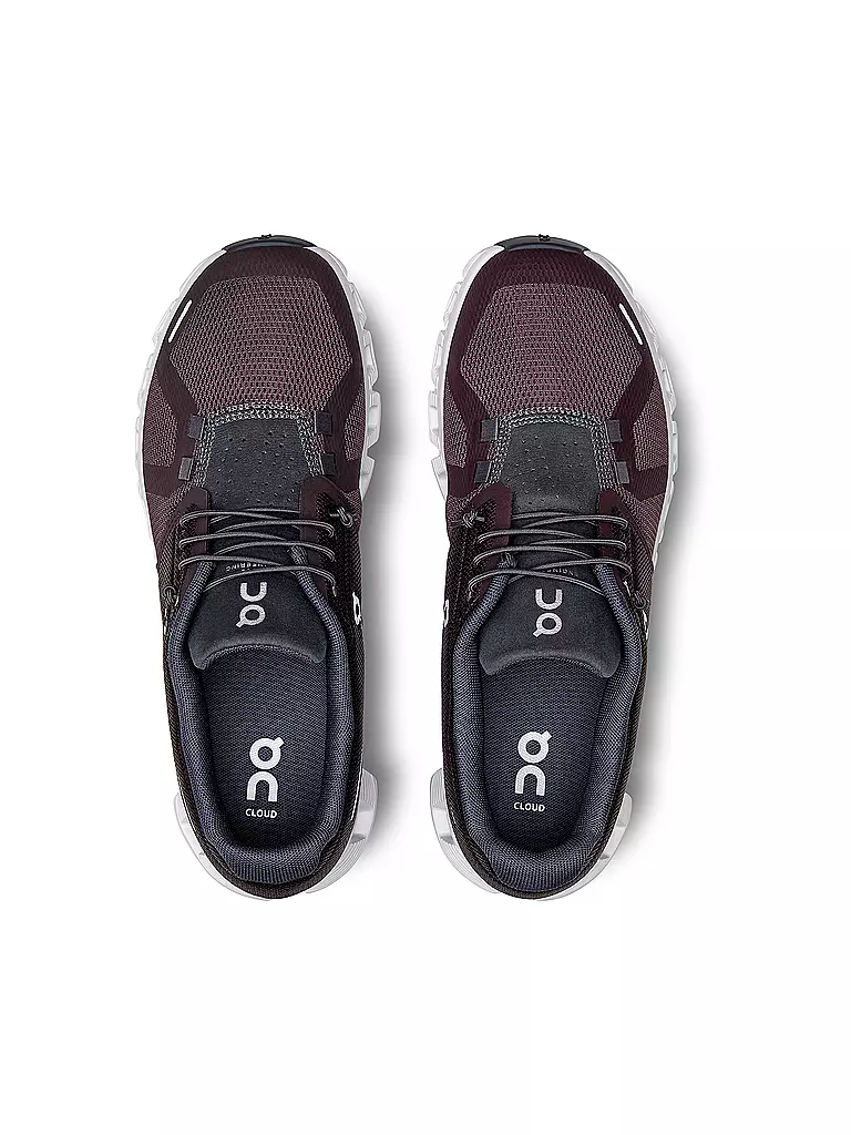 ON | Damen Freizeitschuhe Cloud 5 MULBERRY ECLIPSE | rot