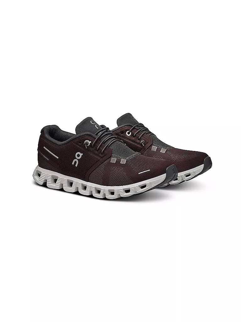 ON | Damen Freizeitschuhe Cloud 5 MULBERRY ECLIPSE | rot