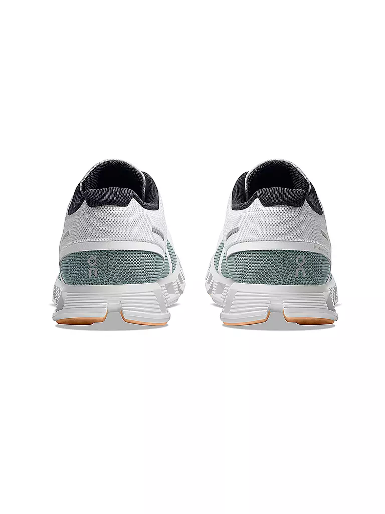 ON | Damen Freizeitschuhe Cloud 5 Push WHITE COBBLE | weiss