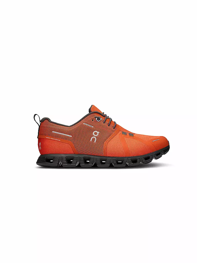 ON | Damen Freizeitschuhe Cloud 5 Waterproof FLAME ECLIPSE | orange
