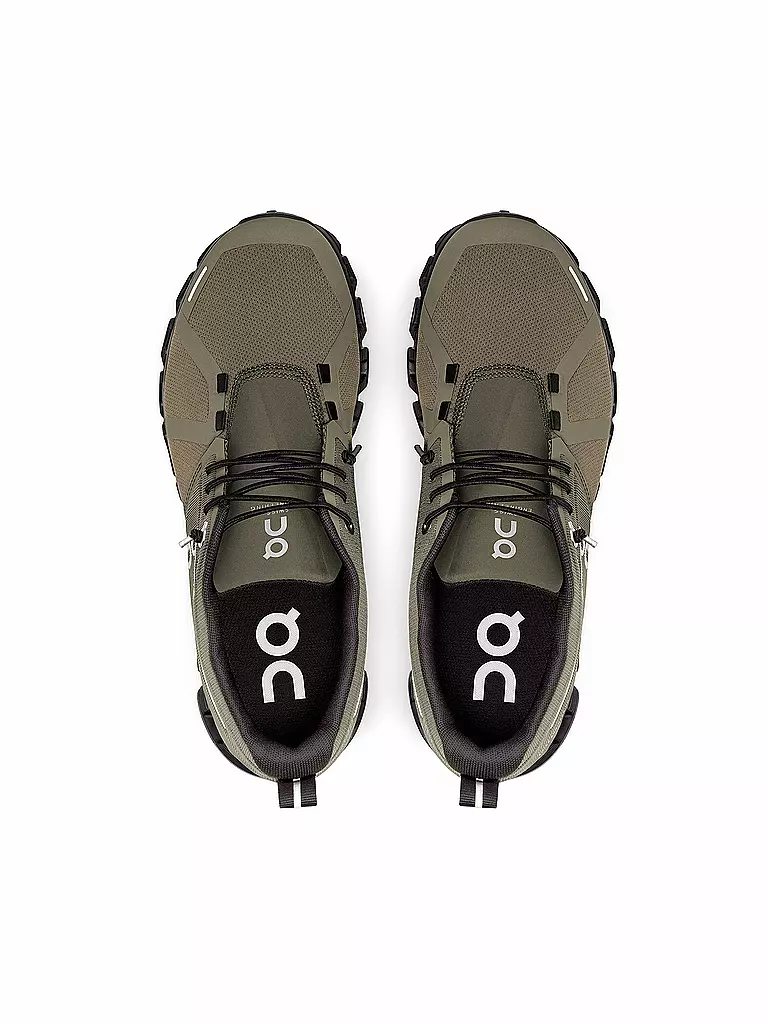 ON | Damen Freizeitschuhe Cloud 5 Waterproof OLIVE / BLACK | olive