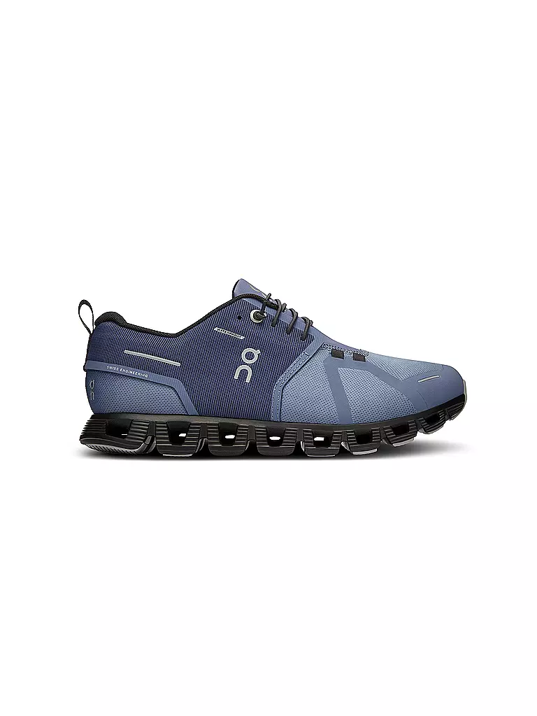 ON | Damen Freizeitschuhe Cloud 5 Waterproof SHALE MAGNET | blau