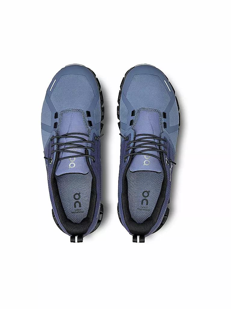 ON | Damen Freizeitschuhe Cloud 5 Waterproof SHALE MAGNET | blau