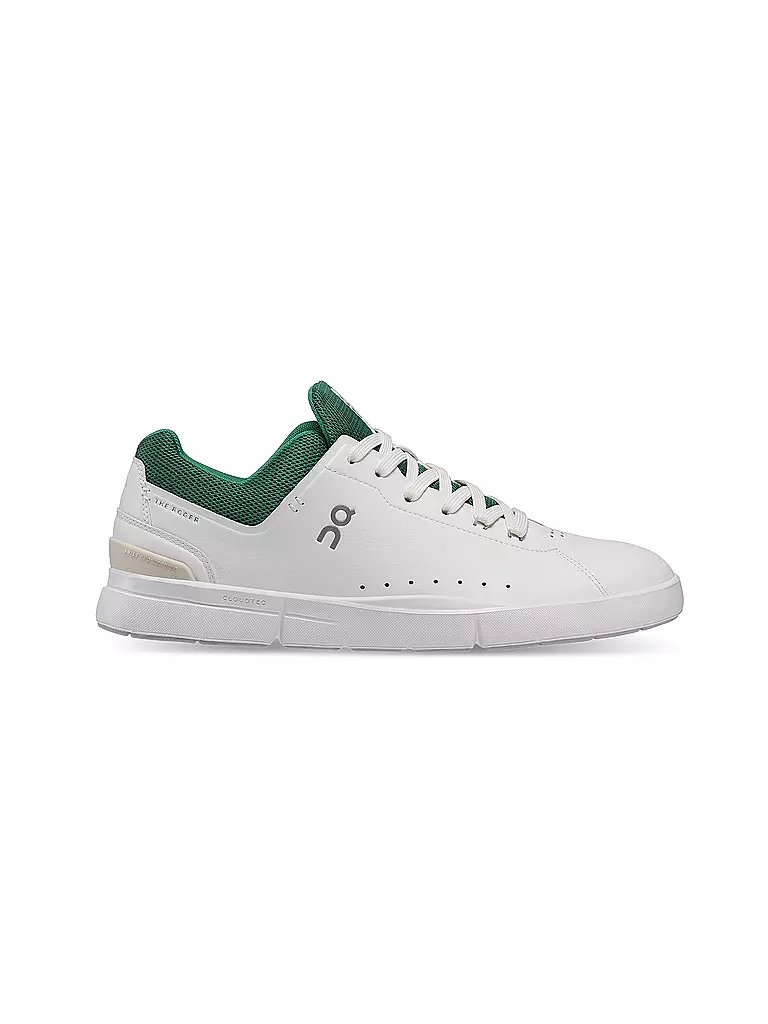 ON | Damen Freizeitschuhe The Roger Advantage WHITE GREEN | weiss