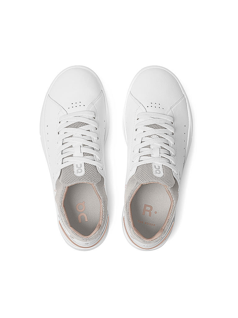ON | Damen Freizeitschuhe The Roger Advantage WHITE ROSE | weiss