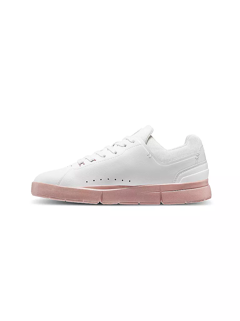 ON | Damen Freizeitschuhe The Roger Advantage WHITE WOODROSE | weiss